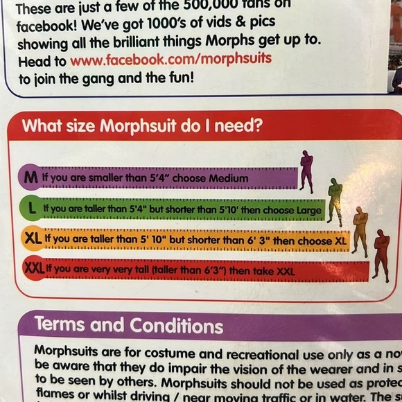 Scary Pumpkin Morph Halloween Fall Party Costume - Picture 3 of 5